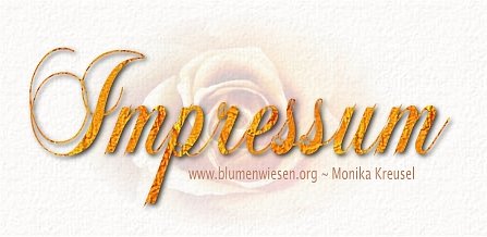 Impressum www.blumenwiesen.org ~ Monika Kreusel